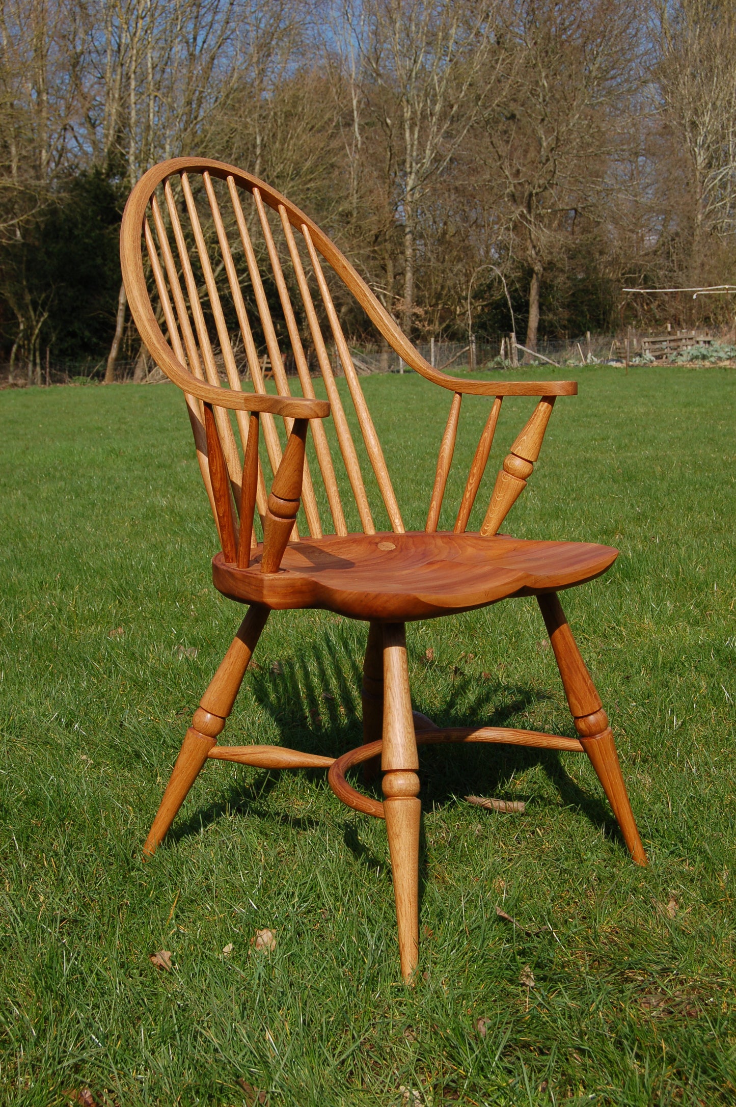 Double Steam Bent Windsor Chair with burr elm seat